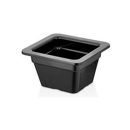 x melamina pojemnik gn 1 6 176x162x10cm czarny