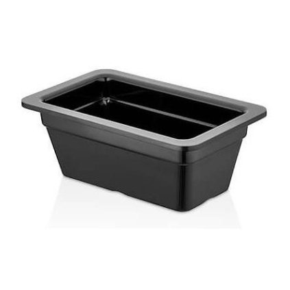 x melamina pojemnik gn 1 4 265x162x10cm czarny