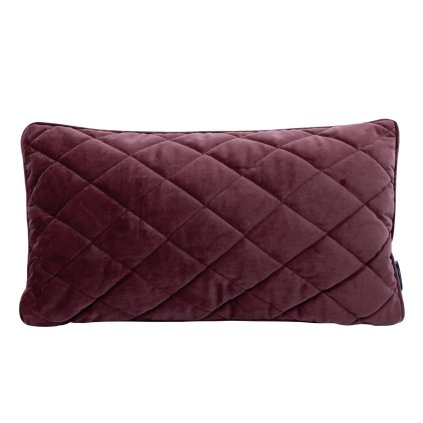 DEKORAČNÍ POLŠTÁŘ VELVET29 30X50 CM BORDOVÁ