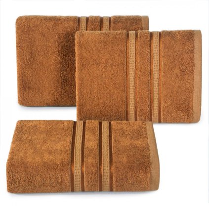 BAMBUSOVÝ RUČNÍK MILA6 50X90 CM HNĚDÁ