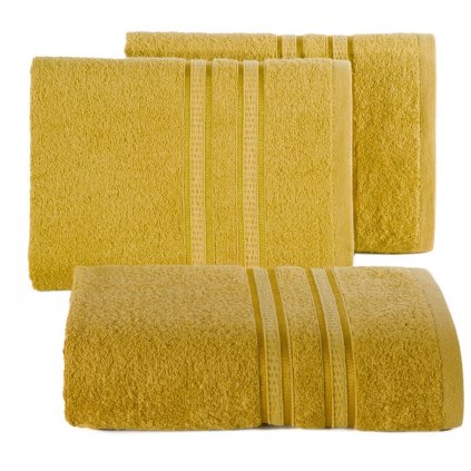 BAMBUSOVÝ RUČNÍK MILA11 50X90 CM HOŘČICOVÁ