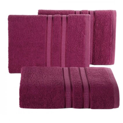 BAMBUSOVÝ RUČNÍK MILA13 50X90 CM AMARANT