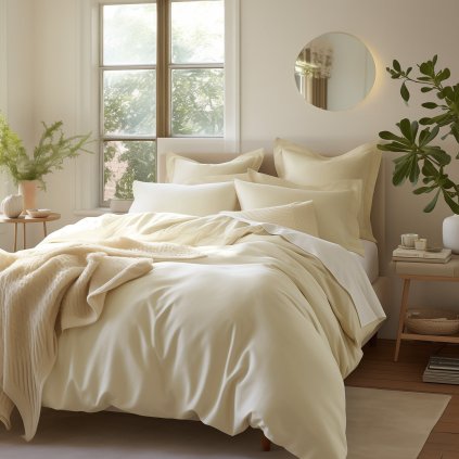 posciel satyna bawelniana krem 155 140x200 1posz 7