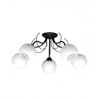 lampa wiszaca zyrandol led czarna biala