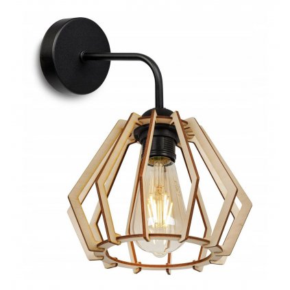 lampa scienna timber drewniana oprawa w dekoracyjnym stylu