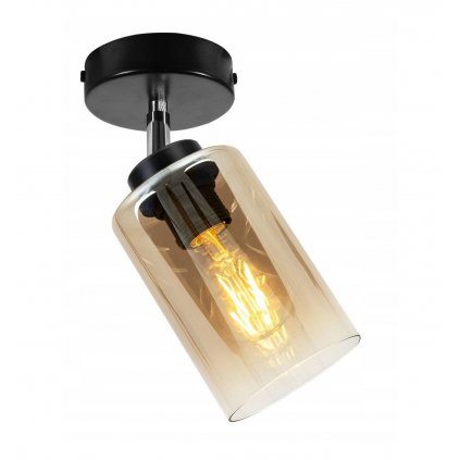 awangardowy reflektor z efektem ombre i szklanym kloszem