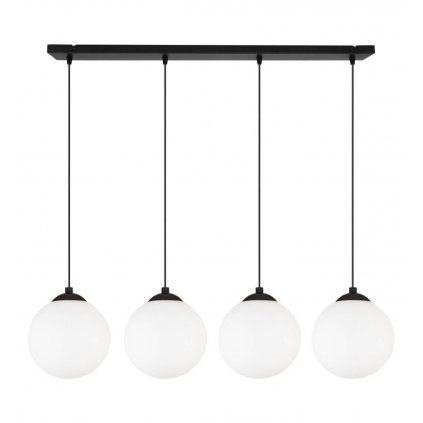 nowoczesna lampa sufitowa na listwie florence mleczne klosze w ksztalcie kuli 15cm