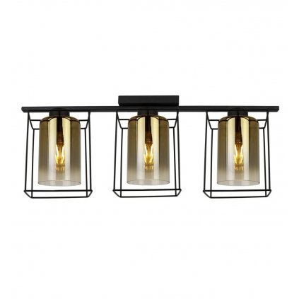 nowoczesna lampa druciak hella cage piekne zlote klosze