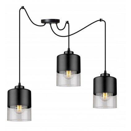 nowoczesna lampa wiszaca loft typu pajak