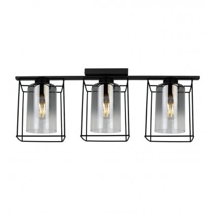 nowoczesna lampa sufitowa hella cage klosze w metalowych klatkach