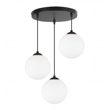 nowoczesna lampa regulowana florence na podsufitce szklane klosze 15cm