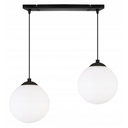 nowoczesna lampa wiszaca na listwie florence mleczne szklane klosze 15cm