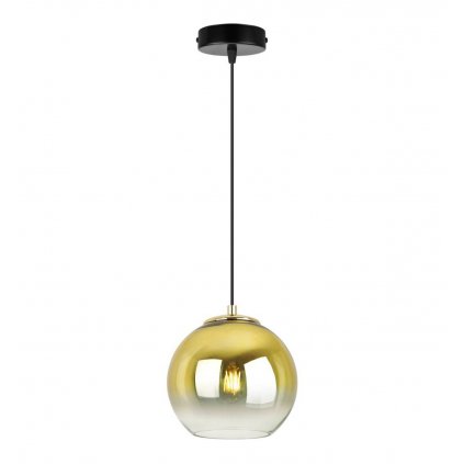 elegancka lampa wiszaca zwis ze zlotym kloszem bergen gold