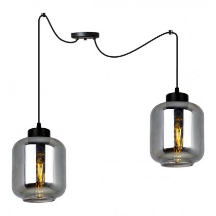 nowoczesna lampa spider novalja pajak ze szklanymi kloszami