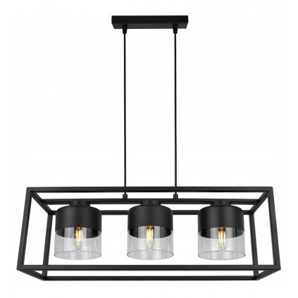 nowoczesna metalowa lampa wiszaca roma cage w stylu industrialnym