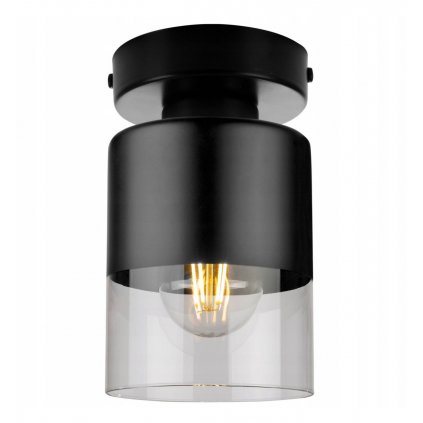 minimalistyczny reflektor sufitowy z efektownym kloszem