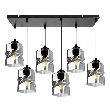 lampa wiszaca szklany zyrandol led