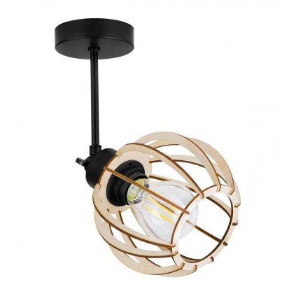 nowoczesna lampa kinkiet reflektor timber drewno