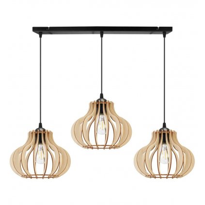 lampa wiszaca na listwie timber zyrandol klosze drewniane