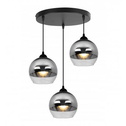 nowoczesna lampa wiszaca z regulacja okragla podsufitka