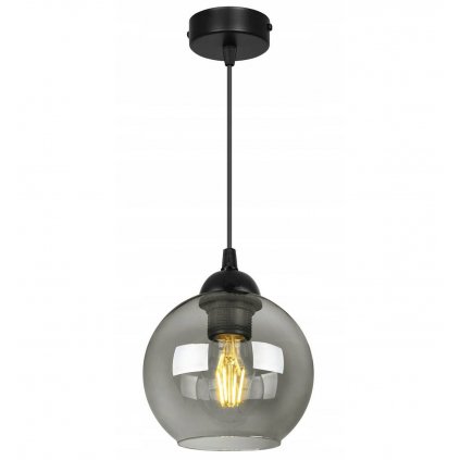 nowoczesna regulowana lampa wiszaca kulisty klosz loft