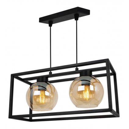 regulowana lampa wiszaca haga cage szklane kuliste klosze