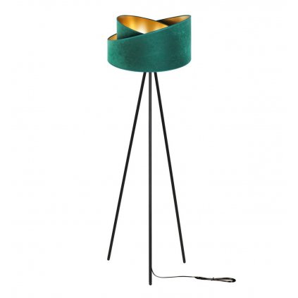 lampa podlogowa mediolan trojnog z welurowym abazurem rozne kolory