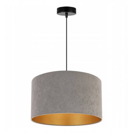 elegancka lampa regulowana mediolan zwis z welurowym abazurem