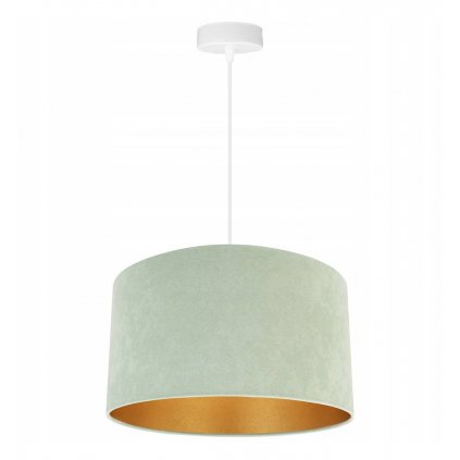 pastelowa regulowana lampa wiszaca mediolan z modnym zlotym wnetrzem