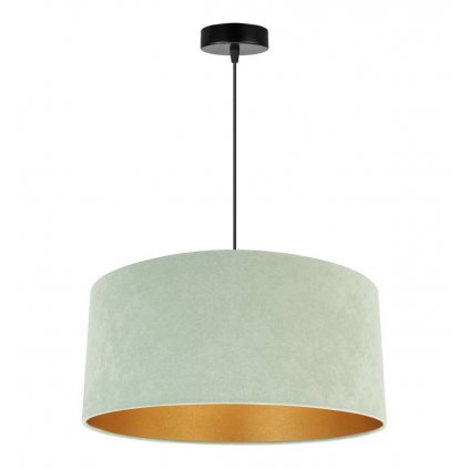 regulowana lampa wiszaca mediolan z abazurem z materialu do sypialni