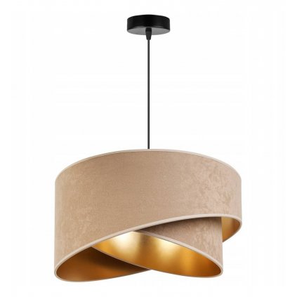 stylowa wiszaca lampa z regulowana wysokoscia do wnetrza w stylu glamour