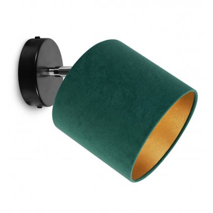 nowoczesny kinkiet regulowany mediolan reflektor welurowy abazur