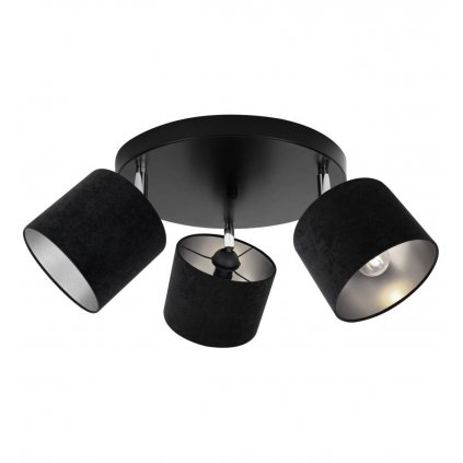 nowoczesny plafon sufitowy zyrandol z regulacja welurowe abazury mediolan