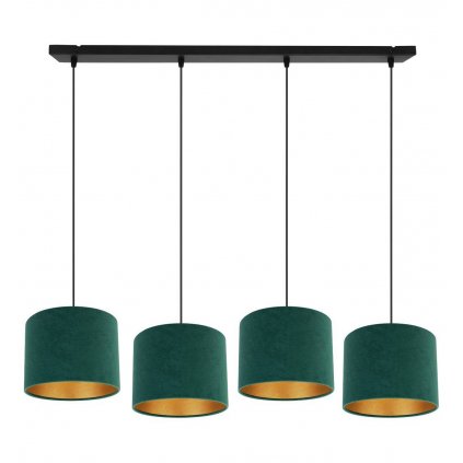 regulowana lampa wiszaca na listwie welurowe abazury mediolan