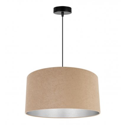 regulowana lampa wiszaca mediolan z abazurem w eleganckim stylu