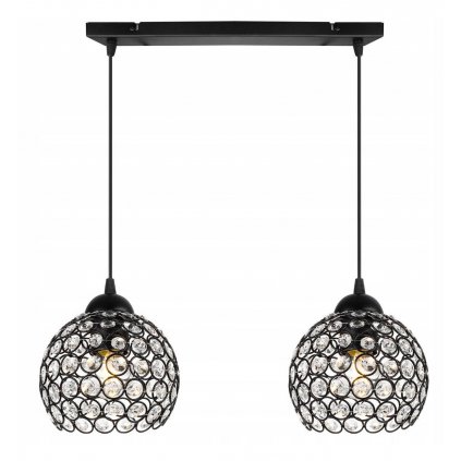 nowoczesna szklana lampa wiszaca w stylu art deco