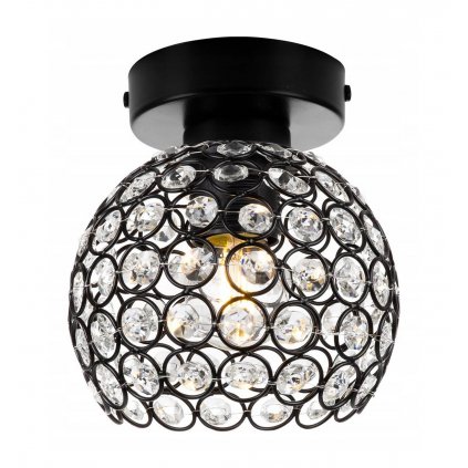 modernistyczny reflektor art deco z elementami ze szkla