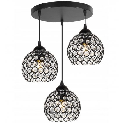 nowoczesna regulowana lampa wiszaca z metalu i szkla