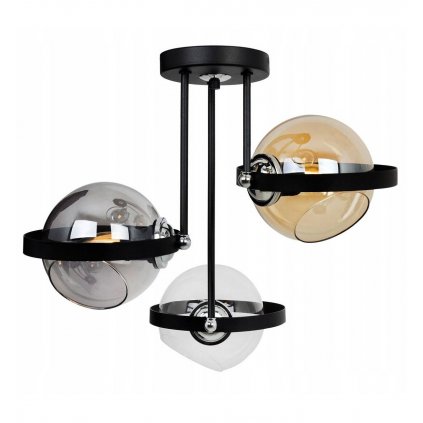 lampa wiszaca w stylu modernistycznym z elementami dekoracyjnymi