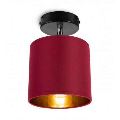 elegancki kinkiet reflektor z abazurem metaliczny srodek gama