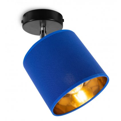 dekoracyjny reflektor spot z abazurem materialowym gama