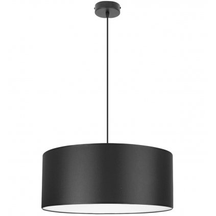 lampa wiszaca z abazurem bialy srodek 50 cm