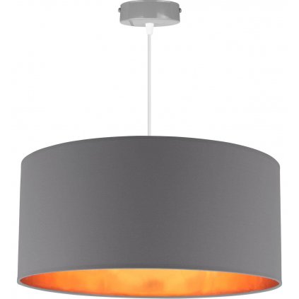 nowoczesna lampa wiszaca abazur zlota regulowana