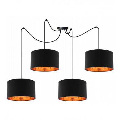 wiszaca lampa pajak nowoczesna zloty srodek