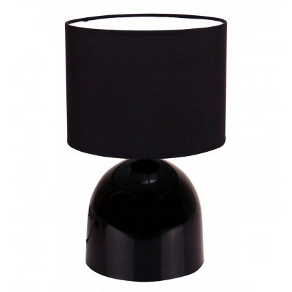 biurkowa nowoczesna lampka nocna stojaca z abazurem