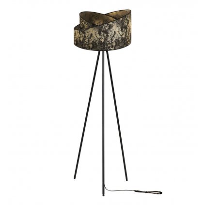 lampa podlogowa z nowoczesnym abazurem we wzory werona trojnog