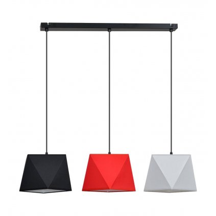 lampa wiszaca 3 plomienna diament