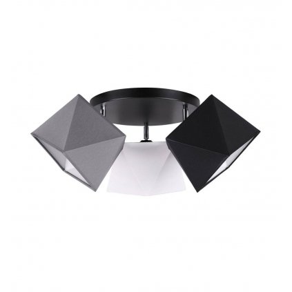lampa sufitowa plafon abazury diament