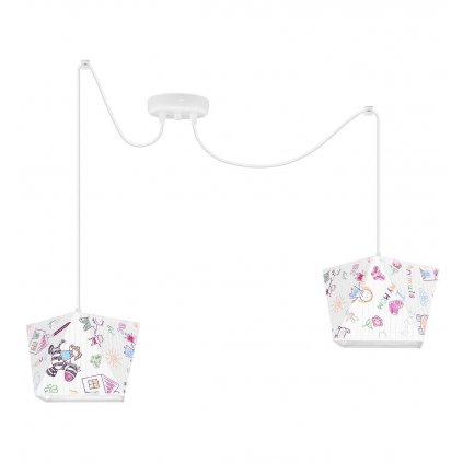 lampa wiszaca do pokoju dziecka abazur nowoczesna