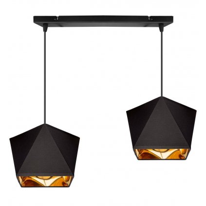 lampa wiszaca nowoczesna abazury diament zlote